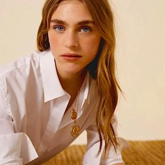 Gold Coin Pendant Necklace, Multilayer, Charm, Boho, Medallion - Picture 3 of 12